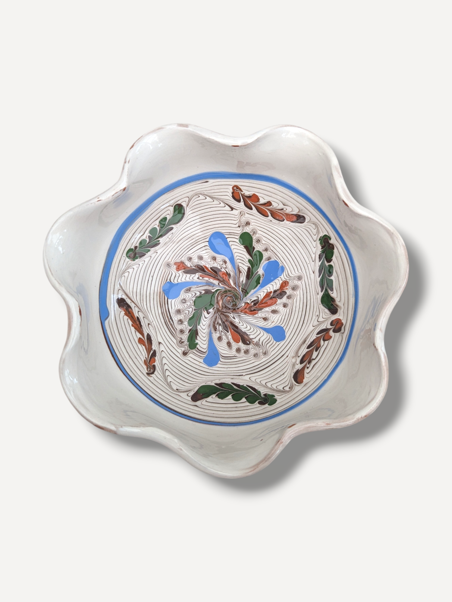 Iris Ripple Side Bowl