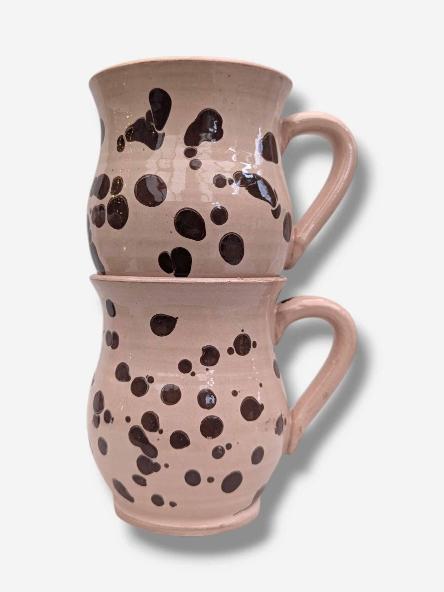 Warm Ecru Splatter Mug